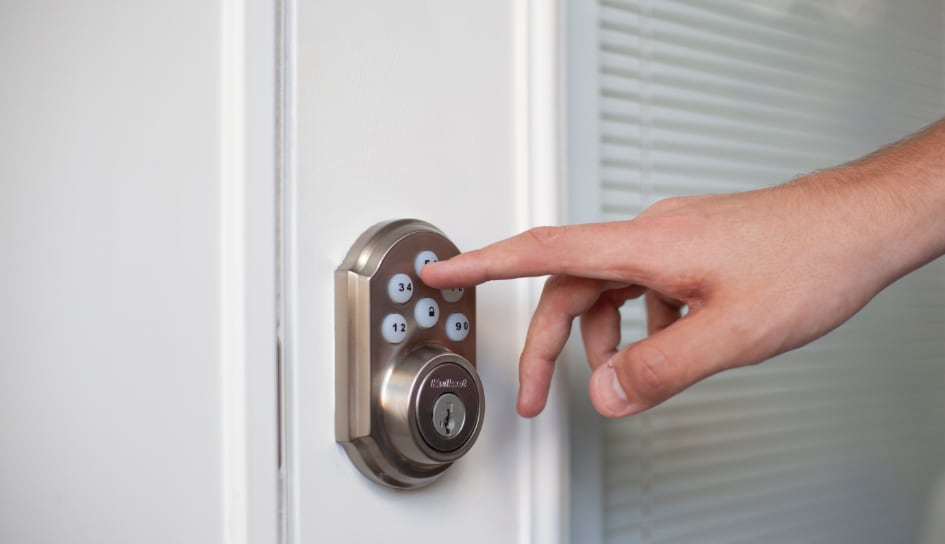 ADT smartlock on a Bloomington home